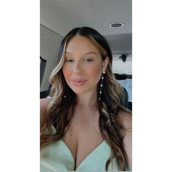 Ettika Delicate Drop Earrings in Blush Pearl New Womens Dangle - Picture 10 of 10